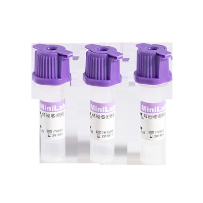 Трубка 8x45mm собрания крови K2EDTA медицинская микро- 0,25 0.5ml