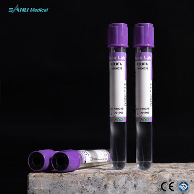 Упаковка подноса трубок 2ml 3ml 4ml 100pcs собрания крови вакуума ЭТИЛЕНДИАМИНТЕТРАЦЕТАТА K3
