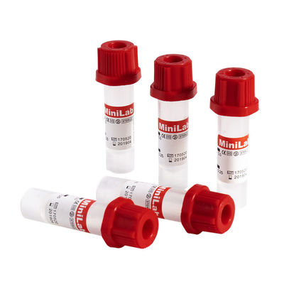 Желтый верхний поднос трубок 0.2ml 0.25ml 0.5ml 100pcs собрания крови капилляра