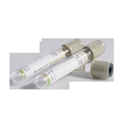 Верхняя часть ЛЮБИМЦА глюкозы 3ml трубок собрания крови вакуума фторида натрия серая