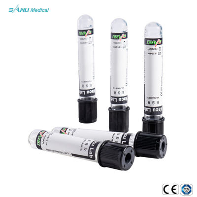 трубки ESR собрания крови вакуума 13x75mm с цитратом натрия 0.129mol/L