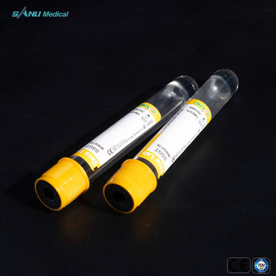 Трубки 8ml собрания крови SSGT стеклянные с активатором и гелем сгустка крови
