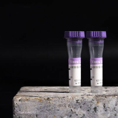 Капилляра трубок 0.2ml ЭТИЛЕНДИАМИНТЕТРАЦЕТАТА ЭТИЛЕНДИАМИНТЕТРАЦЕТАТА K3 трубка микро- пурпурная