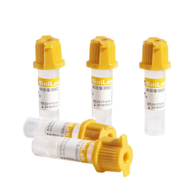 трубки собрания крови капилляра 0.5ml свертываются добавка активатора с гелем