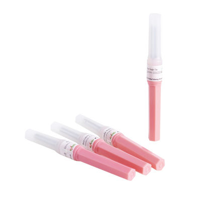 Образец розовых игл собрания крови 18G 1.2x25mm Multi устранимый