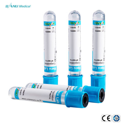 медицинский CE 13x75mm трубки анализа крови свертывания вакуума 10ml устранимый
