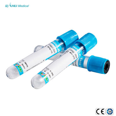 медицинский CE 13x75mm трубки анализа крови свертывания вакуума 10ml устранимый