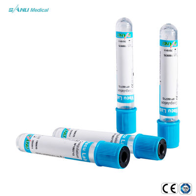 медицинский CE 13x75mm трубки анализа крови свертывания вакуума 10ml устранимый