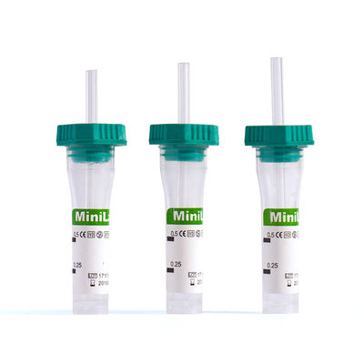 Устранимая медицинская микро- трубка 0.5ml ISO13485 8x45mm собрания крови